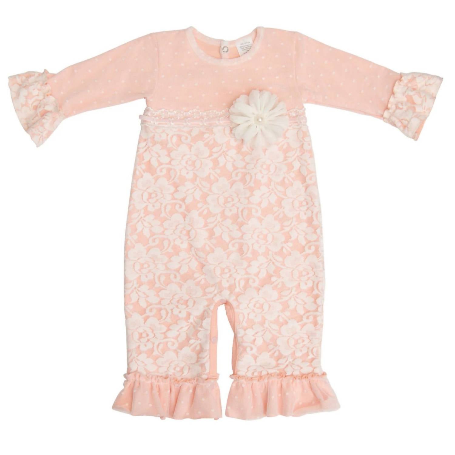 Haute Baby - Baby Girls Avery Grace Romper