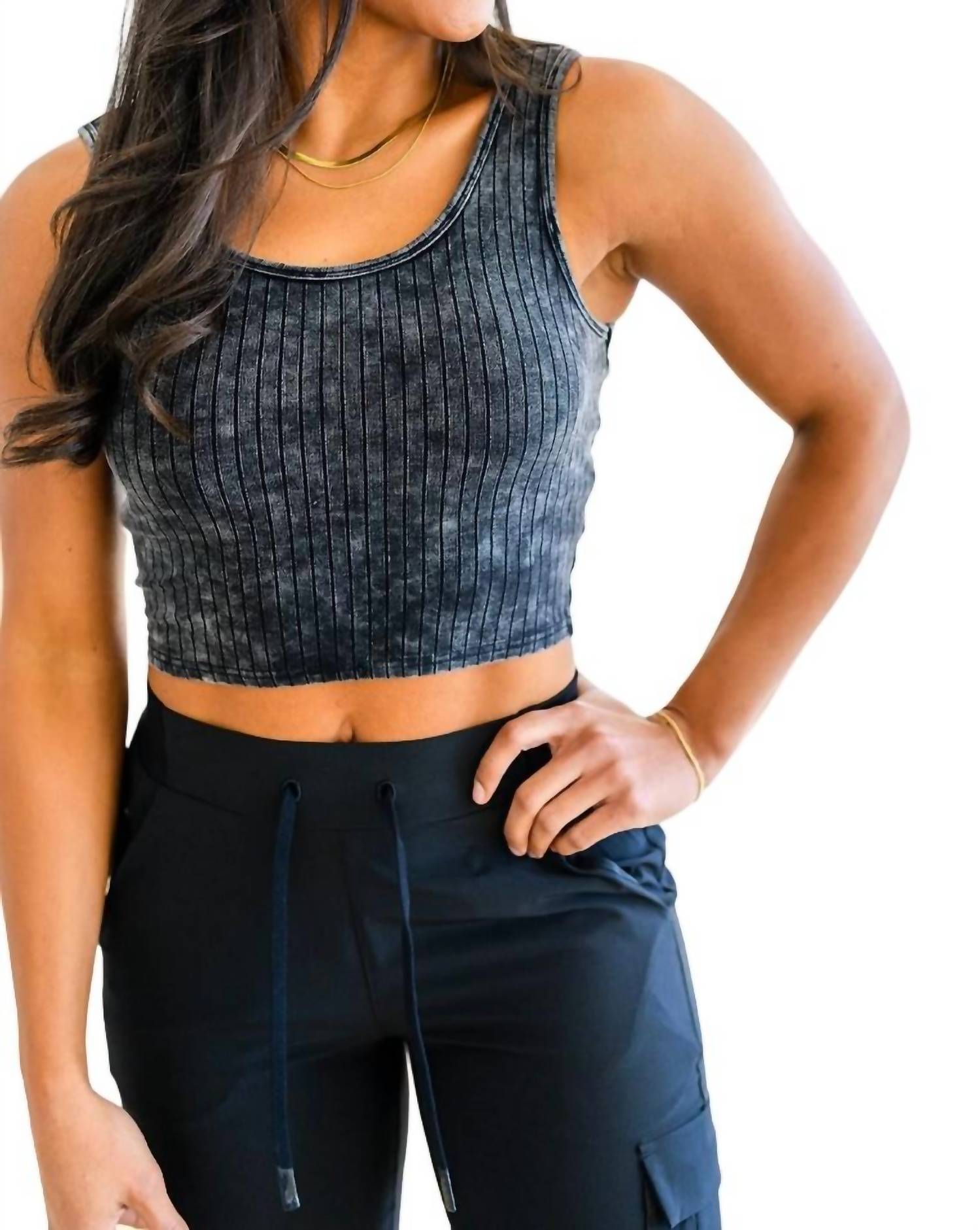White Birch - Get On My Level Cropped Cami