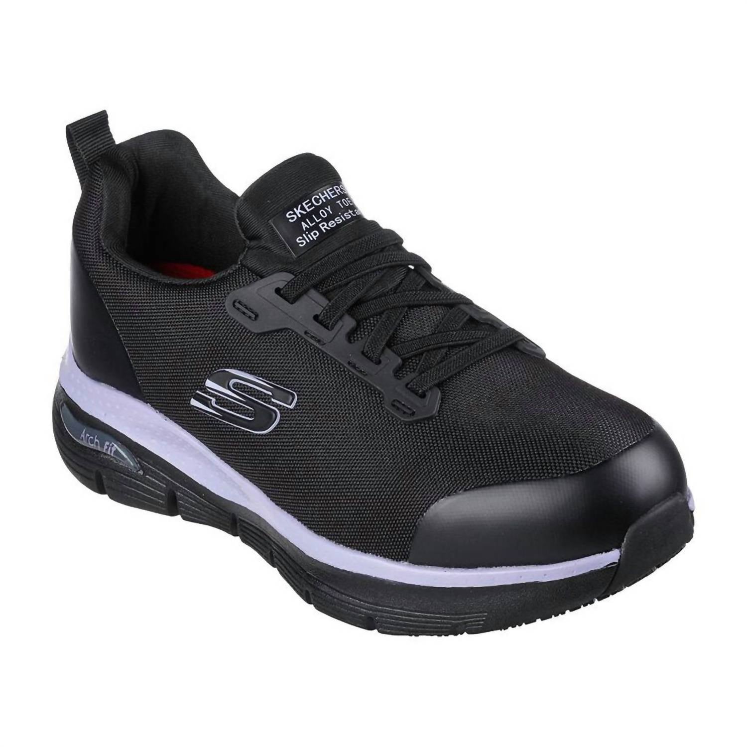 Skechers - Women's Arch Fit Sr Evzan Alloy Toe Work Sneakers