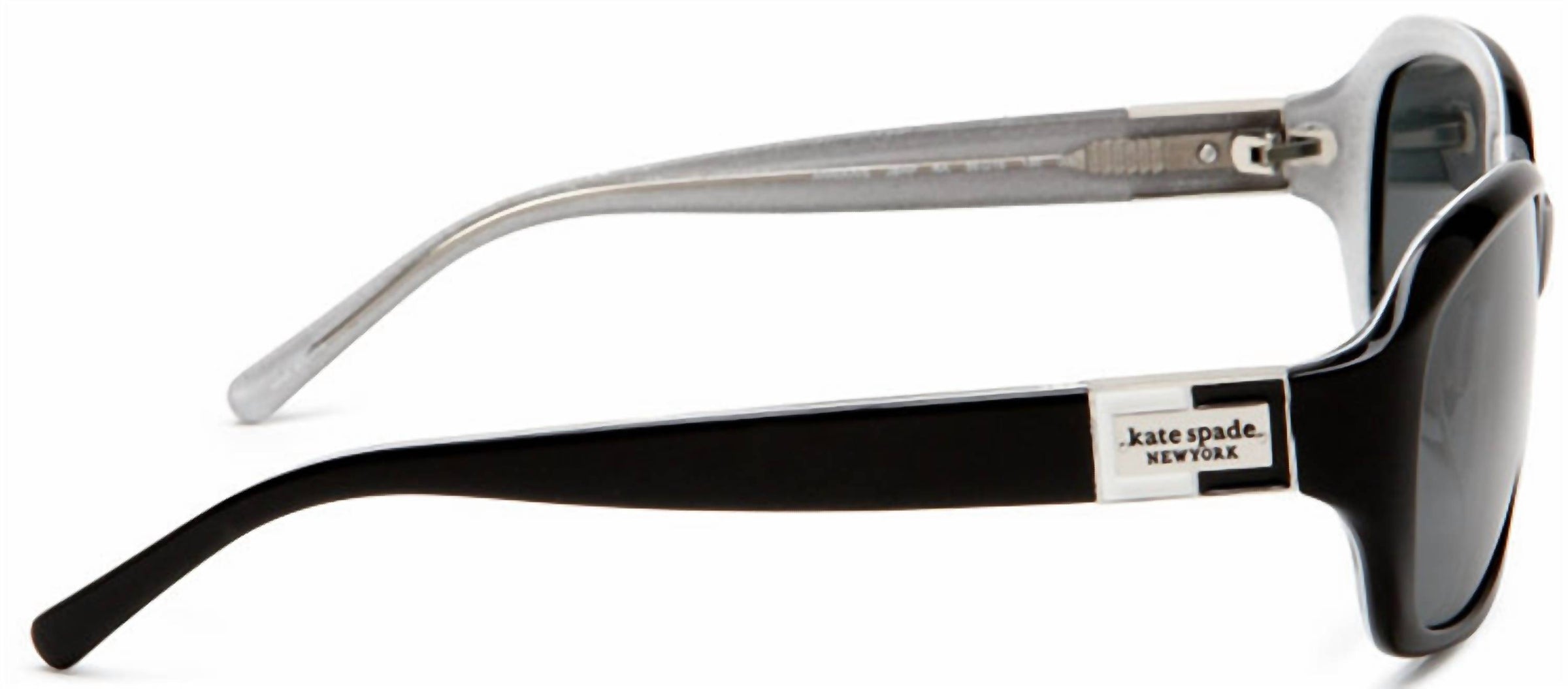 Kate Spade - Rectangle Plastic Sunglasses with Grey Polarized Lens