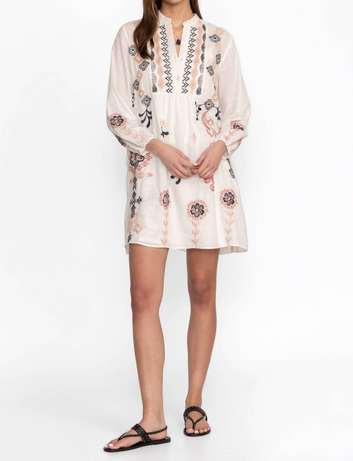 Johnny Was - BELLANIA BUTTON YOKE FIELD DRESS