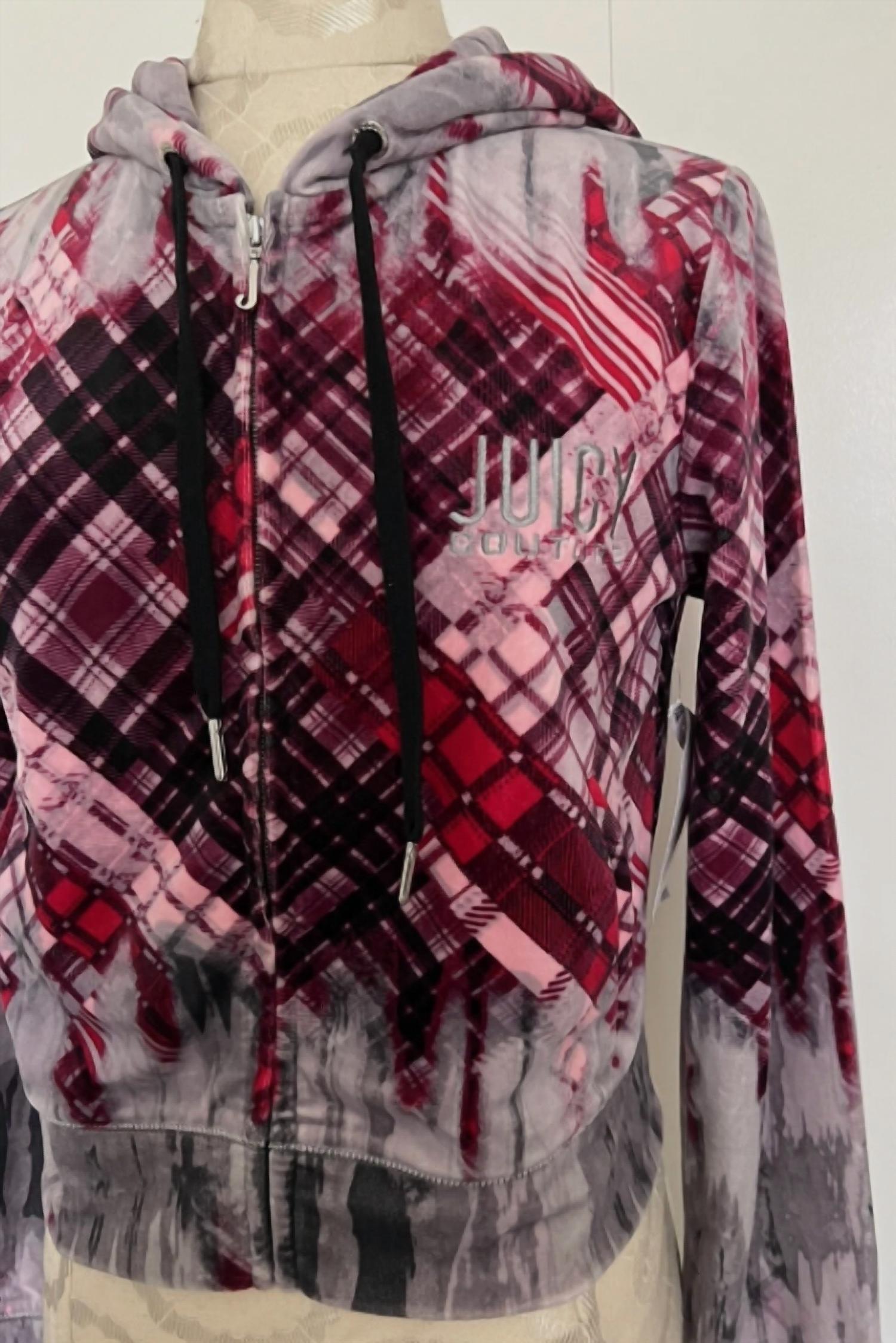 Juicy Couture - Women's Velour tie dye hoodie