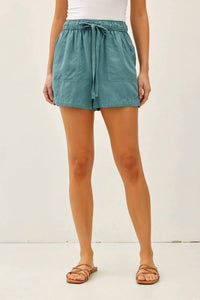 Be Cool - High Rise Tie Shorts
