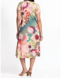 Johnny Was - Janie Favorite Cap Sleeve Dress - Plus
