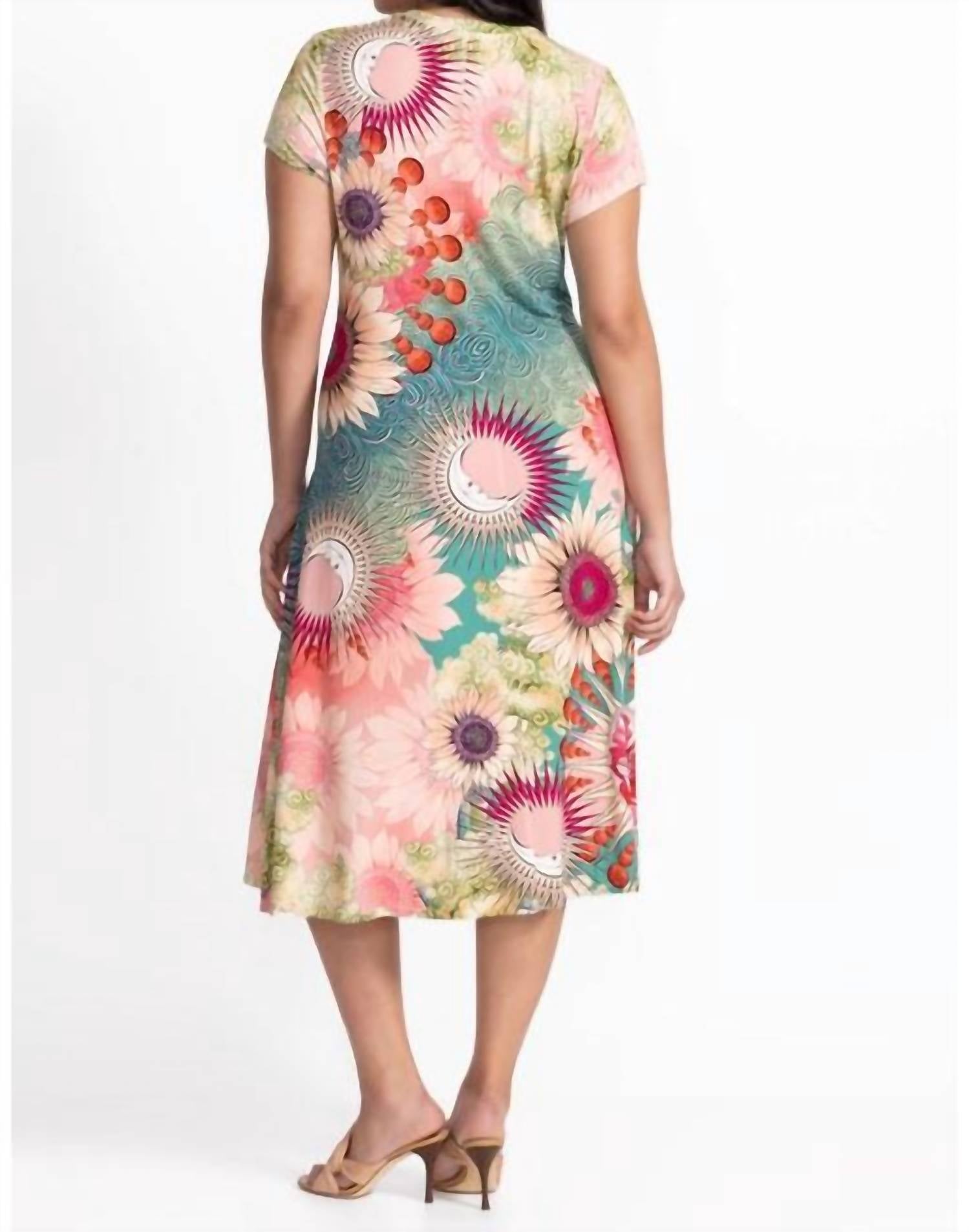 Johnny Was - Janie Favorite Cap Sleeve Dress - Plus