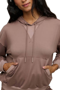 BAREFOOT DREAMS Butterchic Hoodie in beige - women's top - view 4