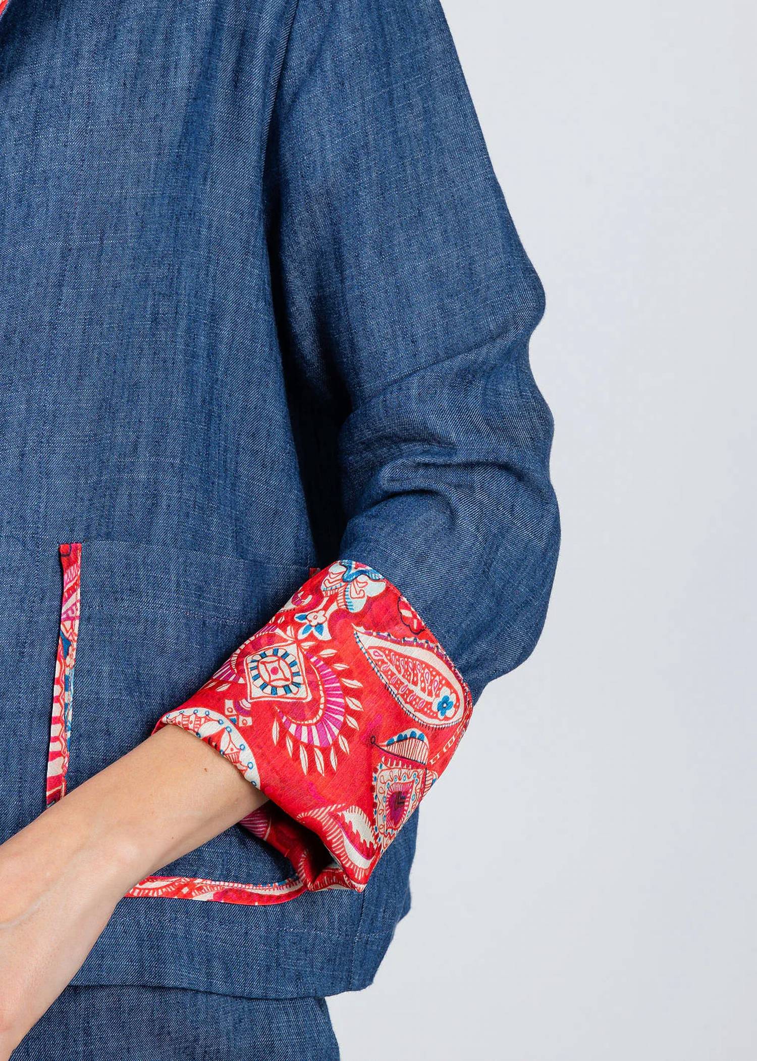 Aldo Martins - Janice Denim Button Front Jacket
