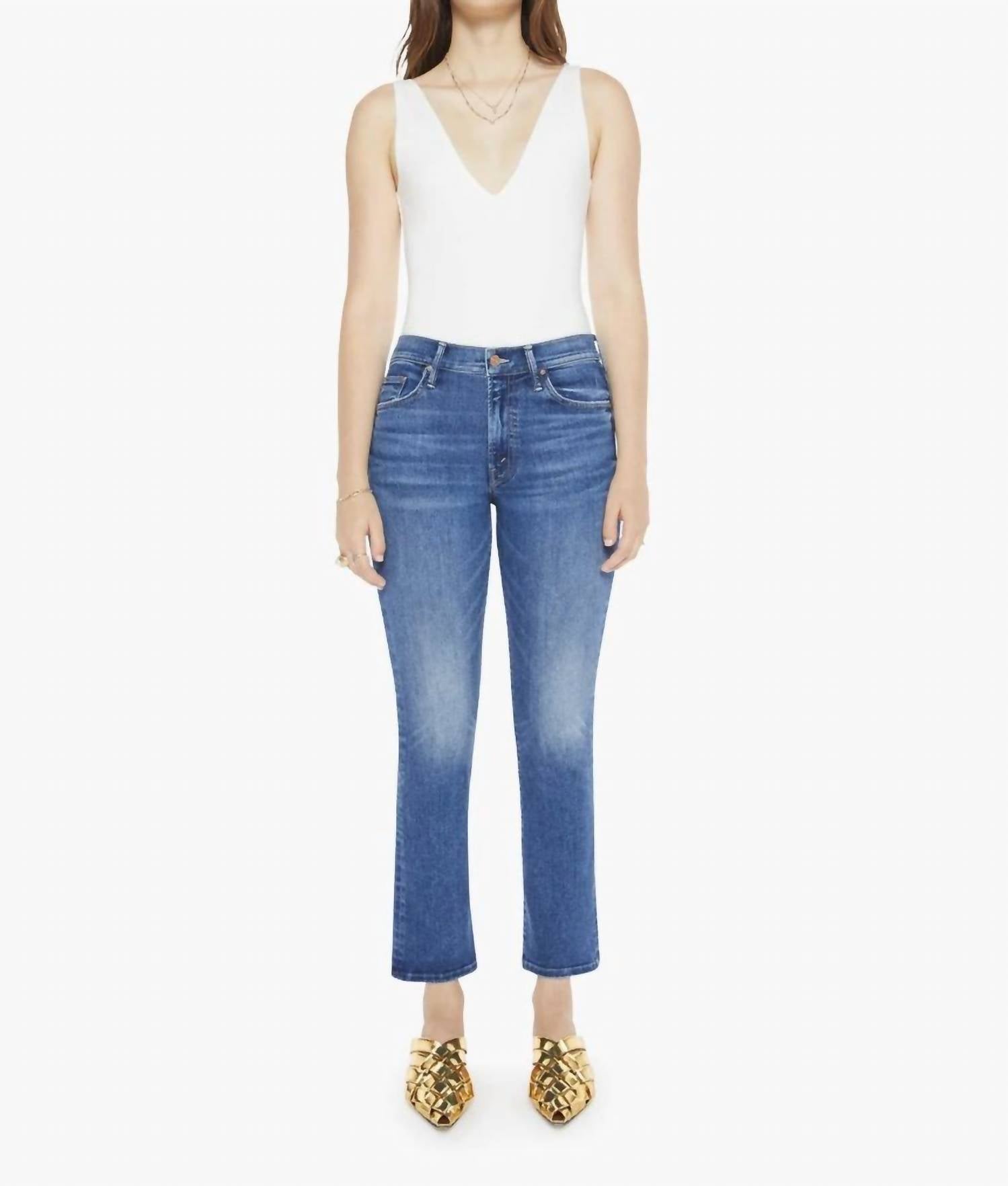 Mother - Insider Flood Over The Top High Rise Jeans