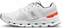 On Men's Cloudrunner Running Shoes in undyed white flame - men's shoe - detail view