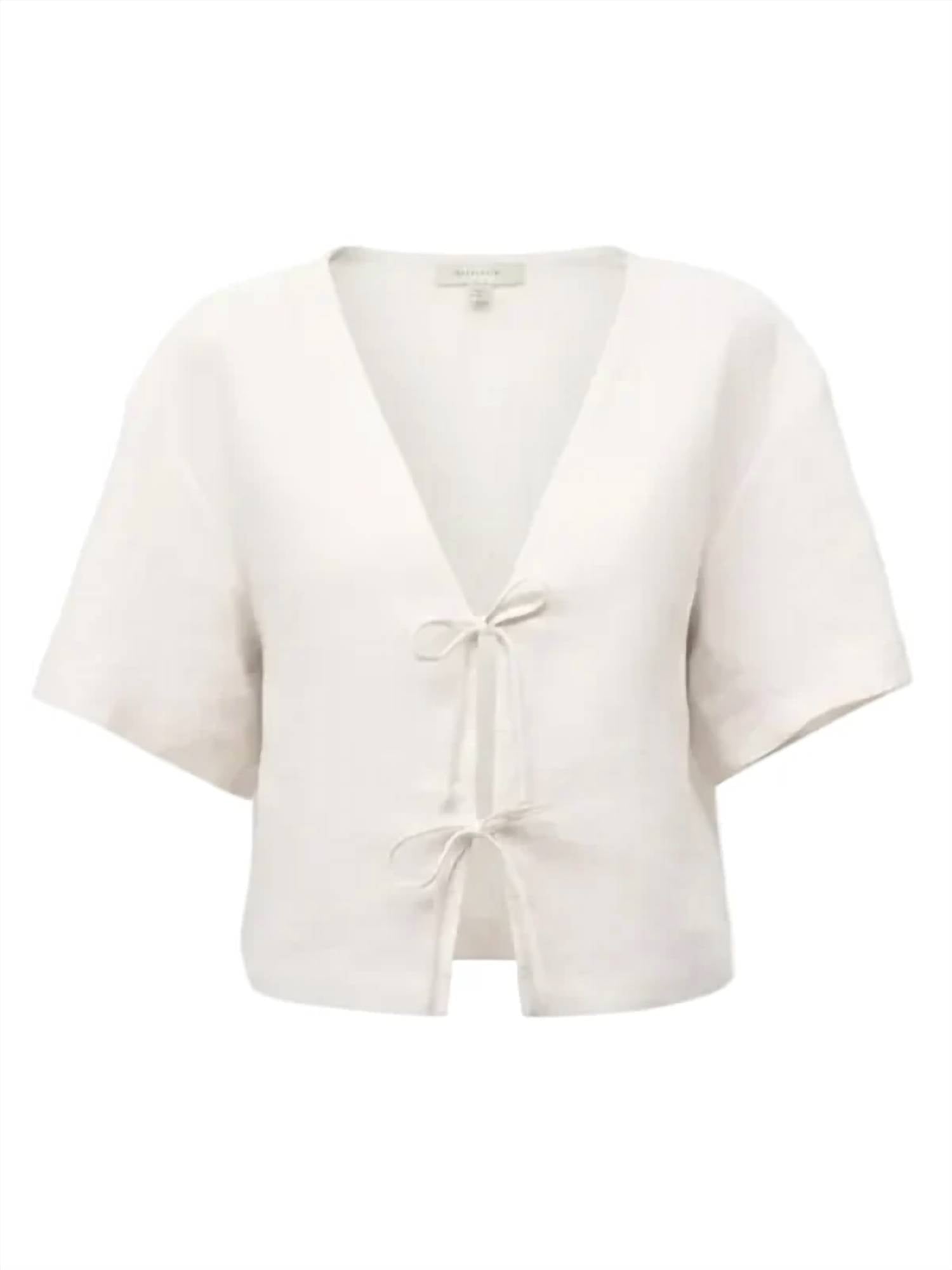 Staud - Women's Ava Linen Top