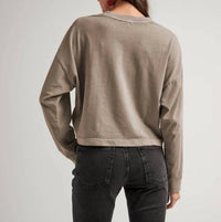 Richer Poorer - Relaxed Cropped Long Sleeve Tee