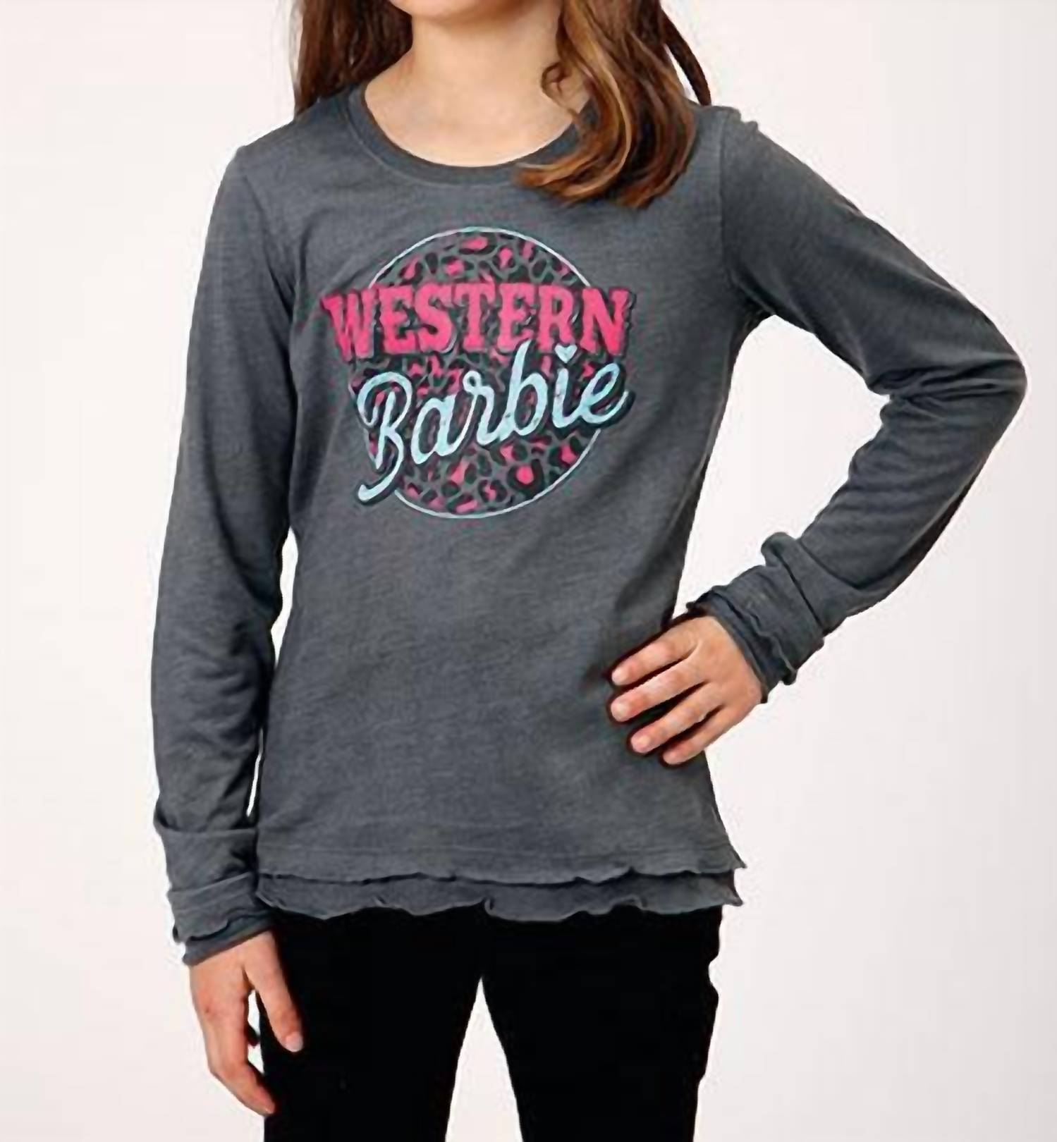 Roper - Girl's Long Sleeve Ruffle Top