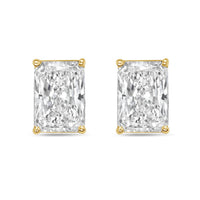 Diana M Jewels - Women's Radiant Lab-grown Diamond Stud Earrings (12.00 Tcw) - Luxe