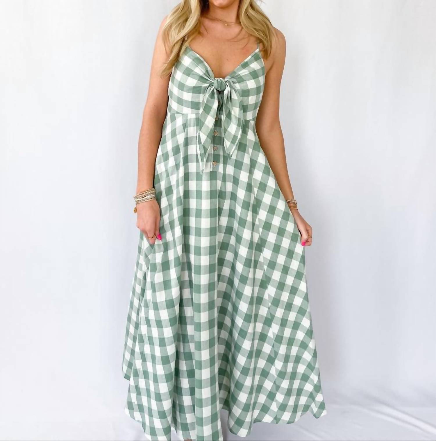 Mustard Seed - Gingham Cami Dress