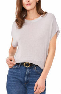 Vince Camuto - Short Sleeve Knit Sweater