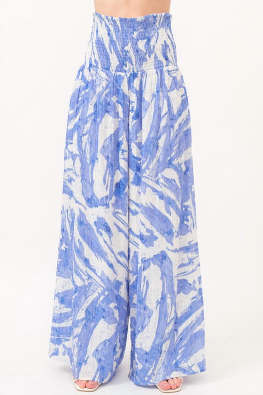 And The Why - Abstract Wide Leg