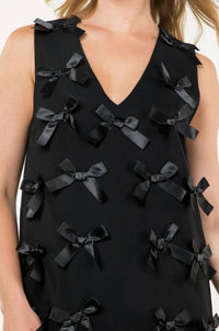 Thml - Riley Bow Detail Mini Dress