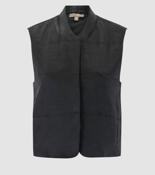 Lilla P - Quilted Satin Vest