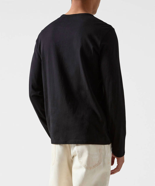 Atm - Men's Classic Jersey Long Sleeve Henley Top