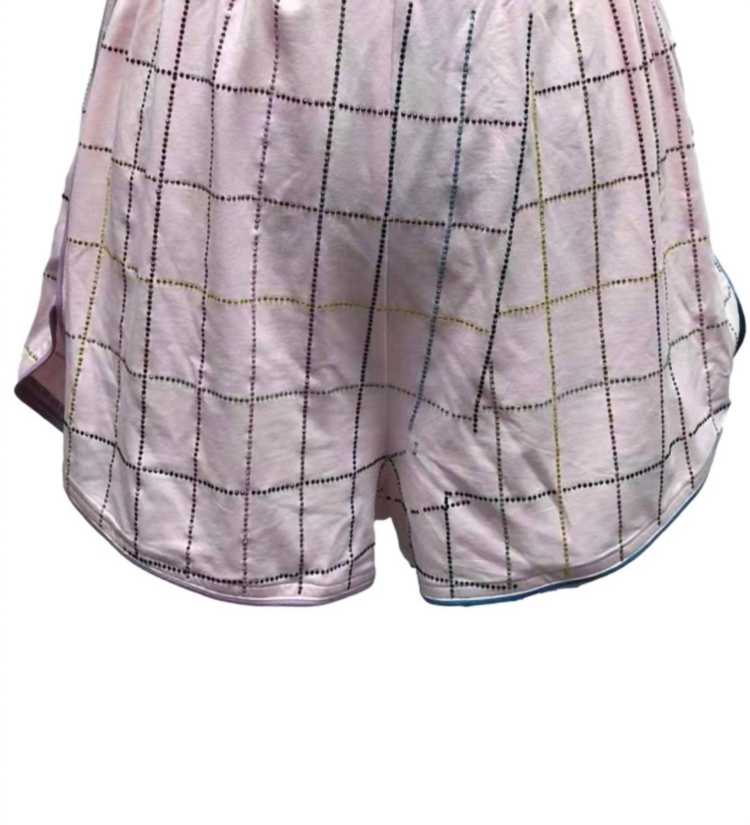 Queen Of Sparkles - Rhinestone Plaid Pajama Set