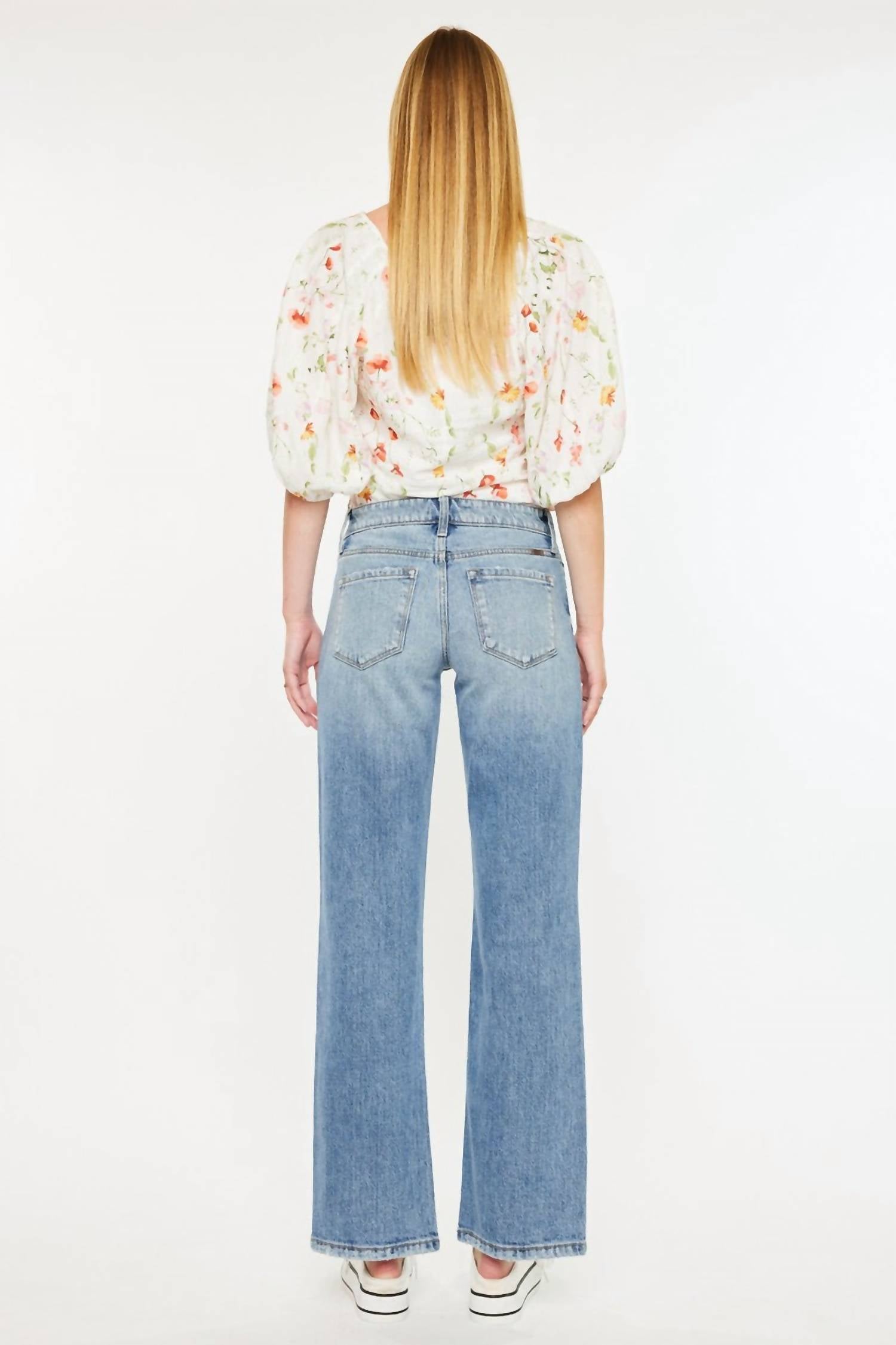 Kancan - Janae Mid-rise Straight Leg Jean