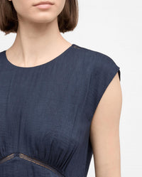 Frame - Gathered Tier Hem Dress