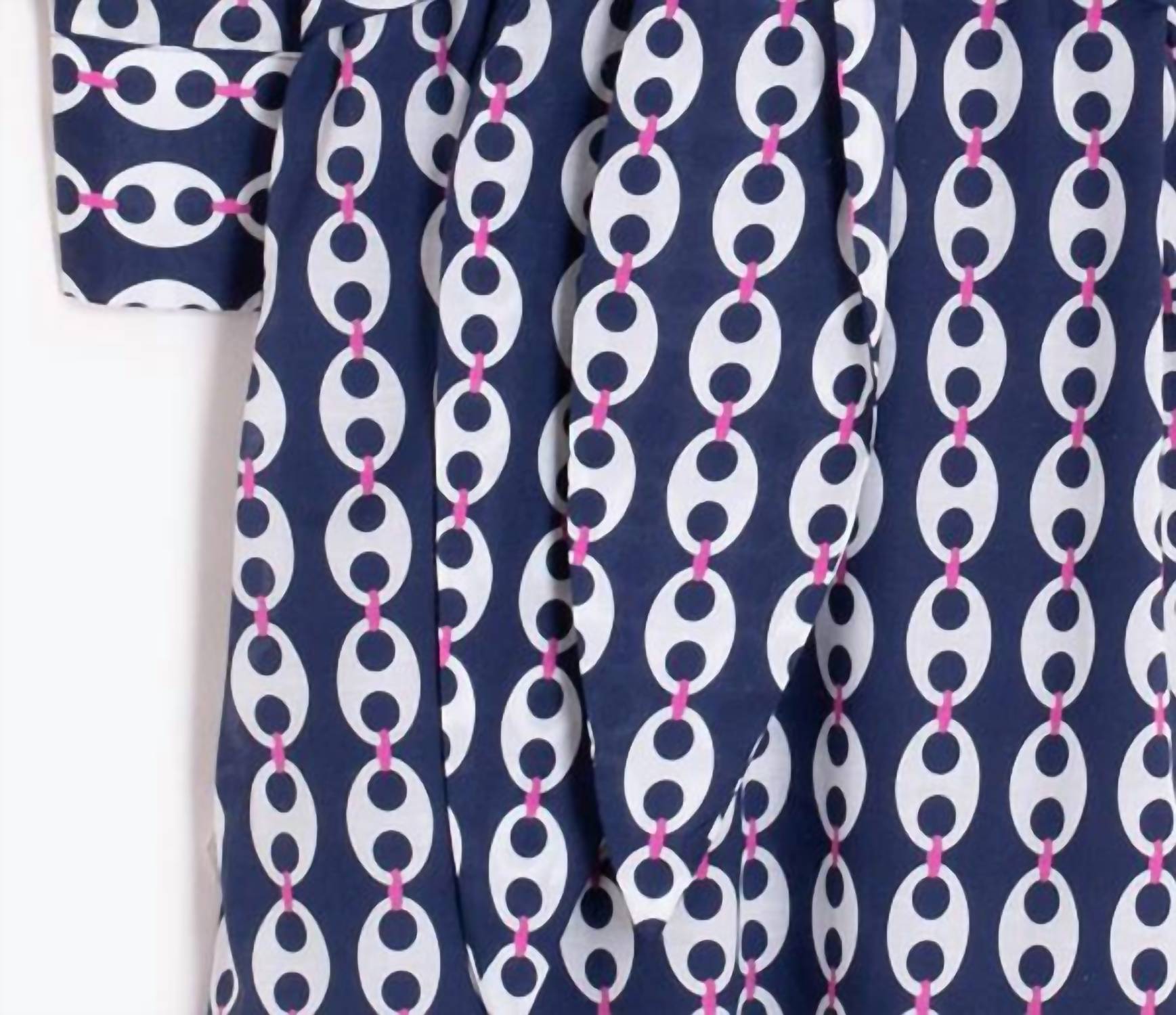 Vilagallo - Women's Link Print Shirt Dress