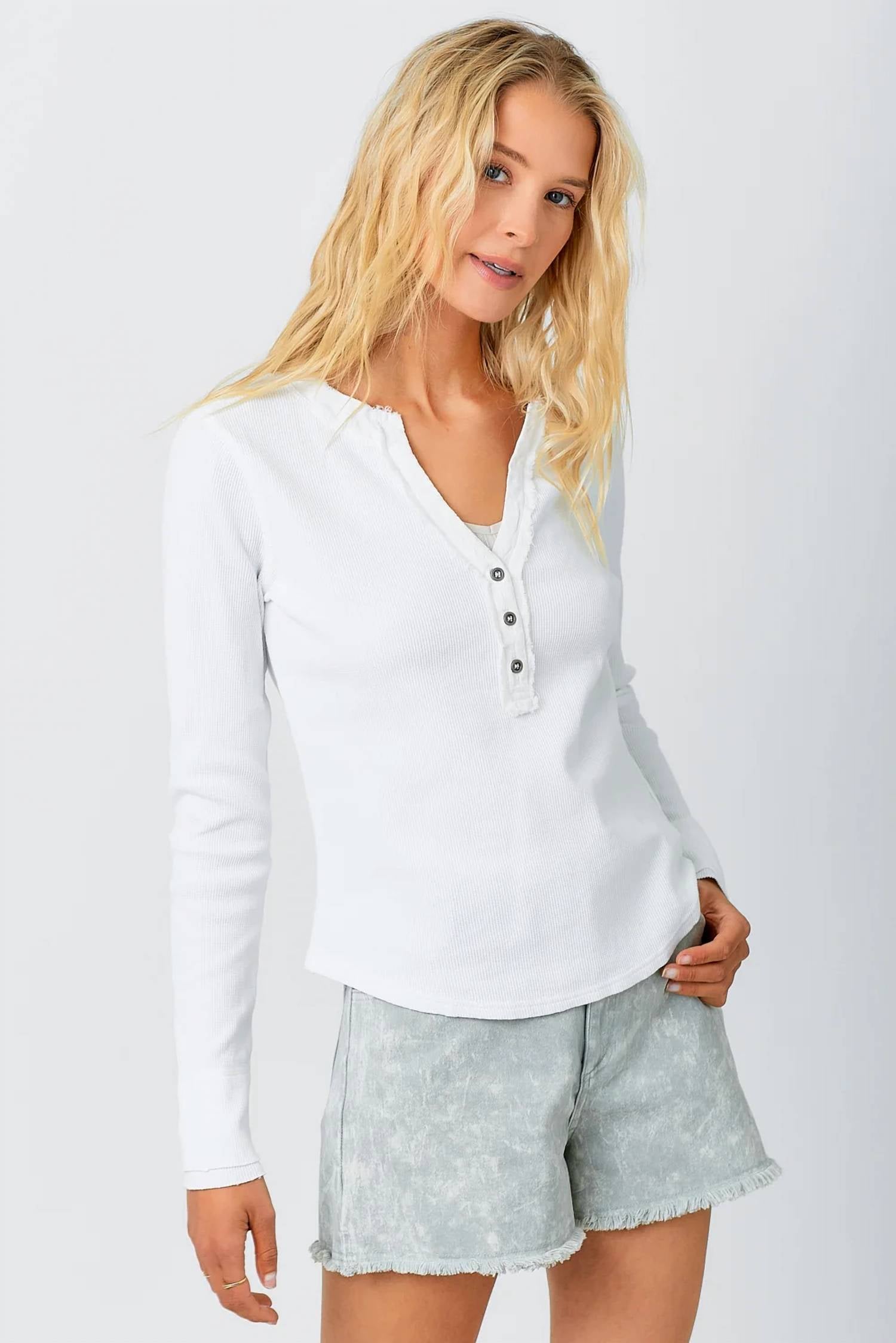 Mystree - Thermal Henley Top