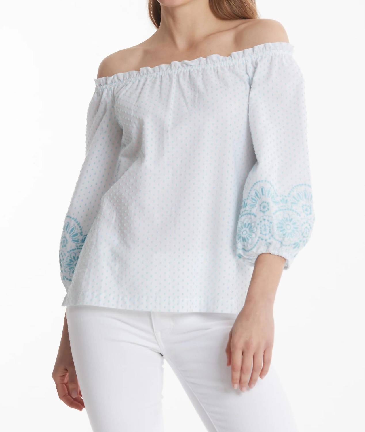 Susie Swiss Dot Top
