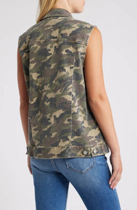 Hidden - Sleeveless Denim Vest