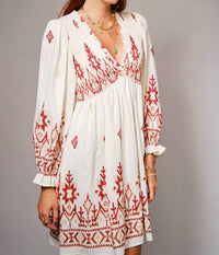 Blue B - Belinda Boho Embroidered Dress