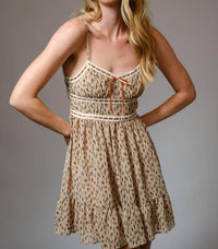 Blue B - Lace Trim Cami Mini Dress