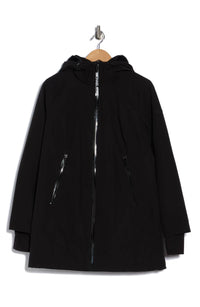 Michael Kors - Hooded Softshell Full Zip Polyester Coat