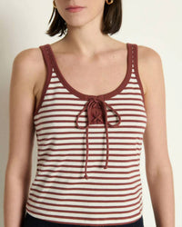 Nation Ltd - Jil Lace Up Tank Top