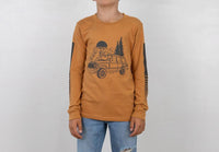 Tiny Whales - Boys' Road Less Traveled Long Sleeve Shirt