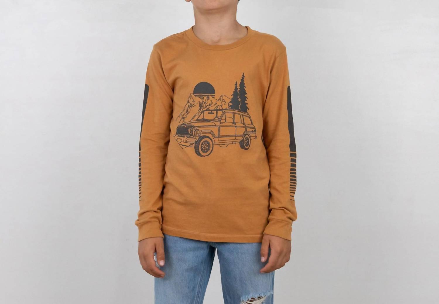 Tiny Whales - Boys' Road Less Traveled Long Sleeve Shirt