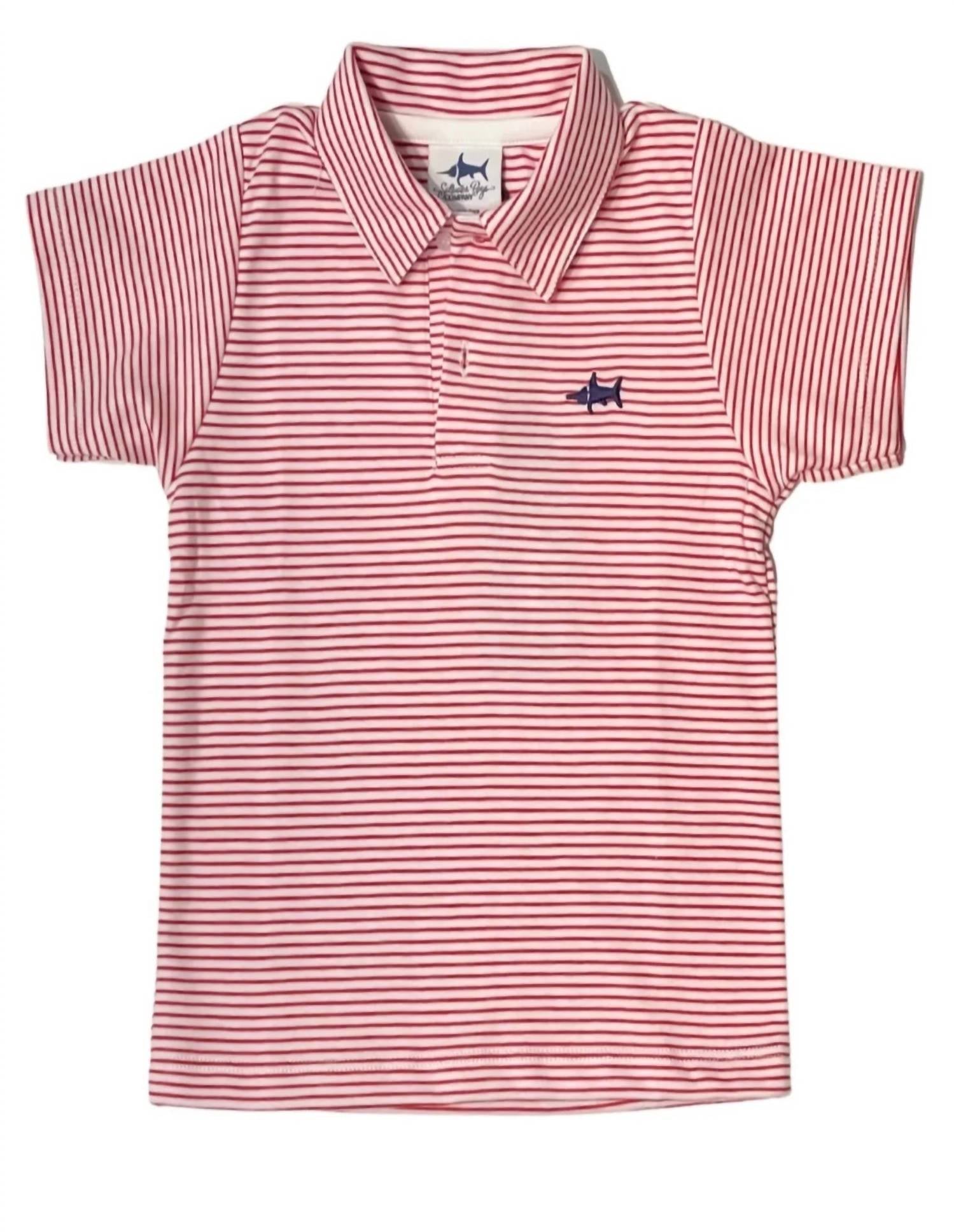 Saltwater Boys Co. - Boy's Signature Pima Polo