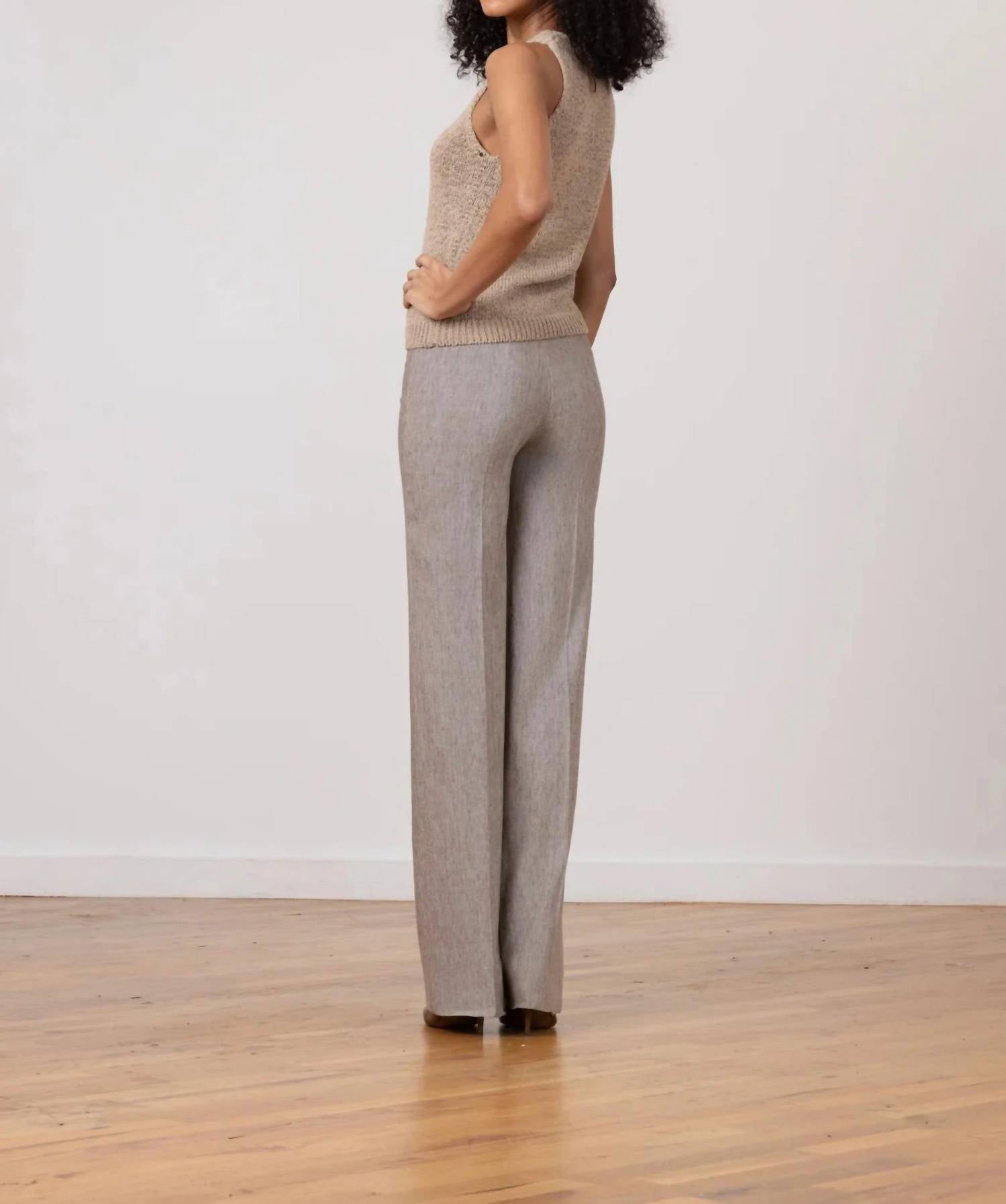Avenue Montaigne - Flavia Linen Pants