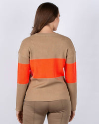 Vilagallo - Pullover Color Block Sweater