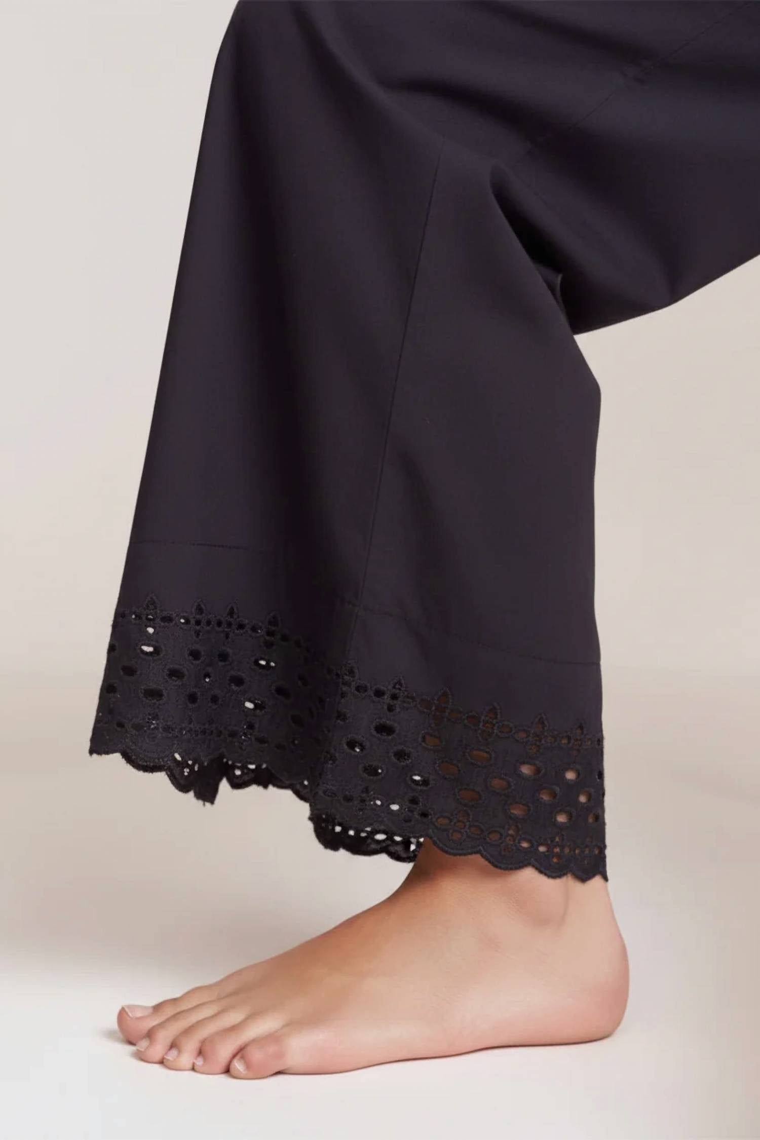 Grade & Gather - Eyelet Hem Snuggle Pants