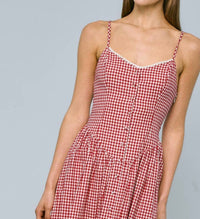 Sky To Moon - Gingham Maxi Dress