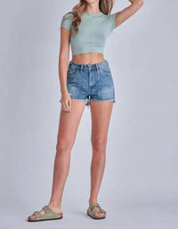 Hidden - Sofie Exposed Pocket Jean Shorts