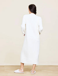 Barefoot Dreams - Cozychic Full Zip V-neck Lounger Dress