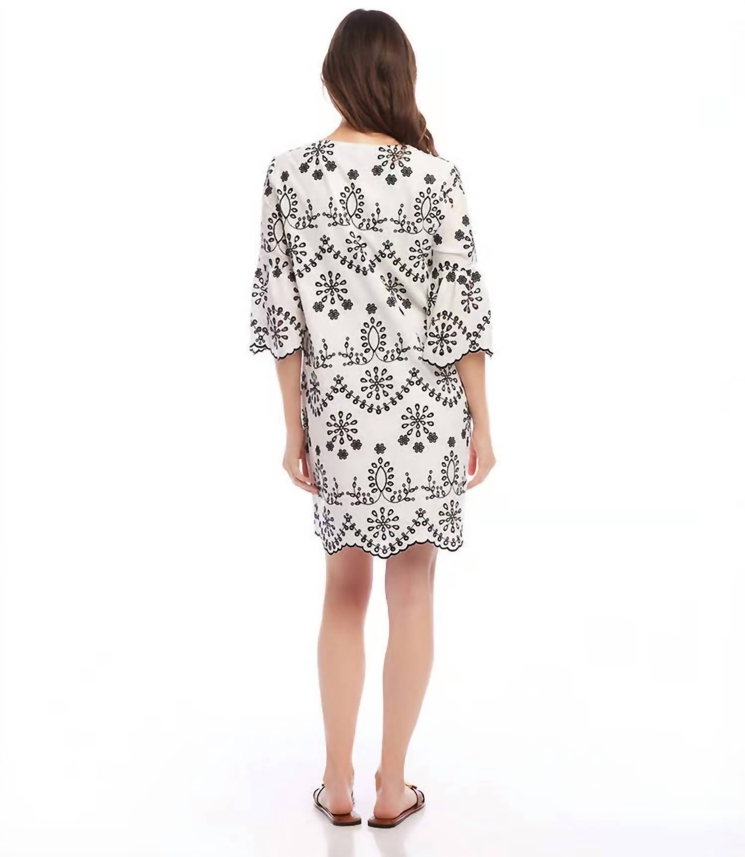 Karen Kane - Eliza Embroidered Eyelet Dress