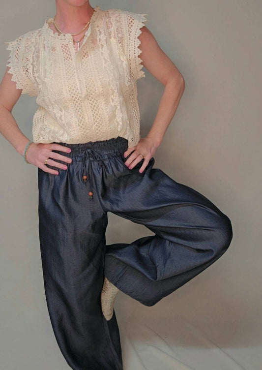 Thml - Boho Breezy Wide Leg Pants