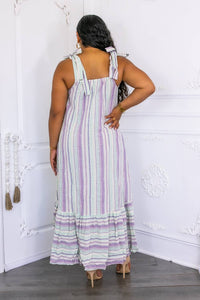 Surelymine - Cotton Ruffle Maxi Dress