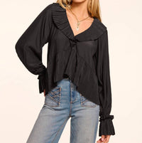 Ramy Brook - Jacklyn V-neck Long Sleeve Blouse