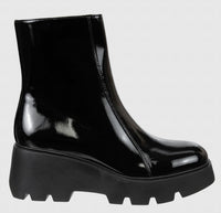 Naked Feet Women's Xenus Platform Ankle Boots in black - women's shoe - detail view