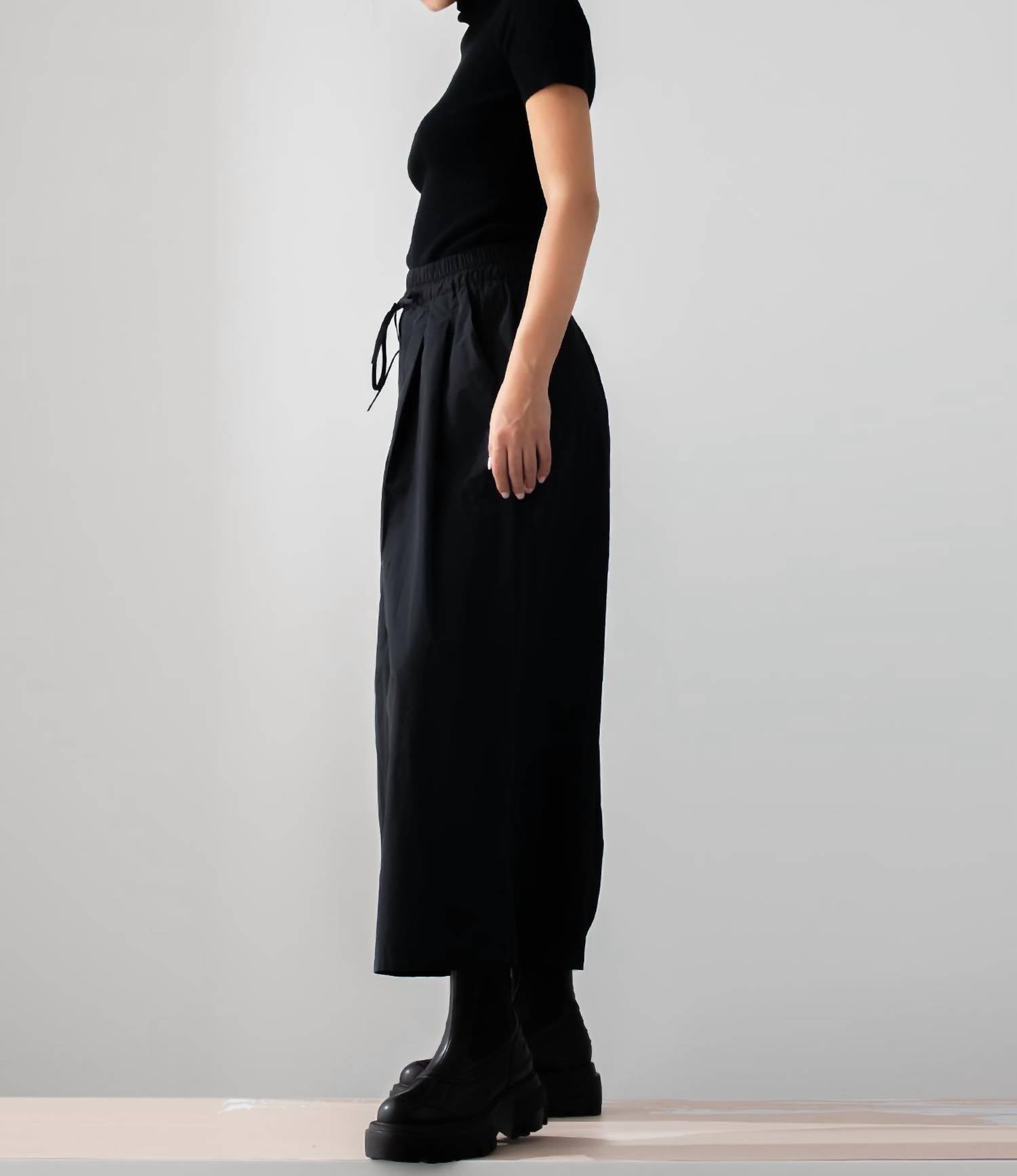 Psophia - Taffeta Palazzo Pants