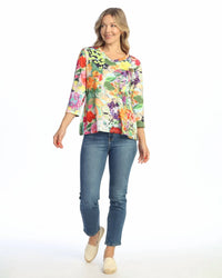 Jess & Jane - Soft Touch V-neck Top